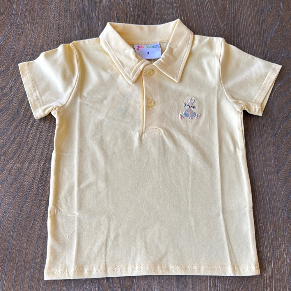 Jellybean by Smock Candy | Yellow Easter Polo Shirt | NWT